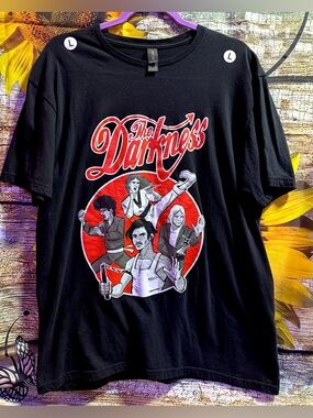 The Darkness Band Tee Black T-shirt Size L